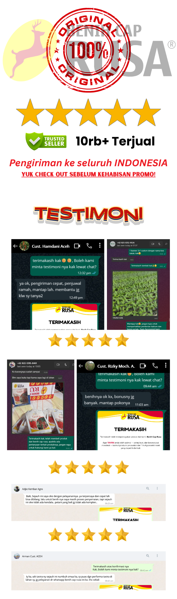 Gallant F1 Benih Cap Rusa